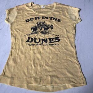 Vintage Pismo Beach California - Do It In The Dunes Women's T-Shirt - "Large"